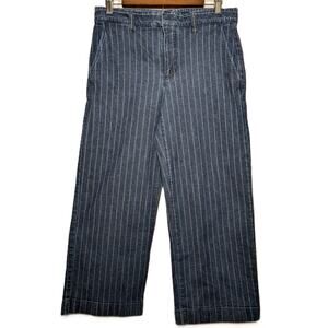 Women's Lauren Ralph Lauren Pin Stripe Jeans Size 6 Length Approx 25-26